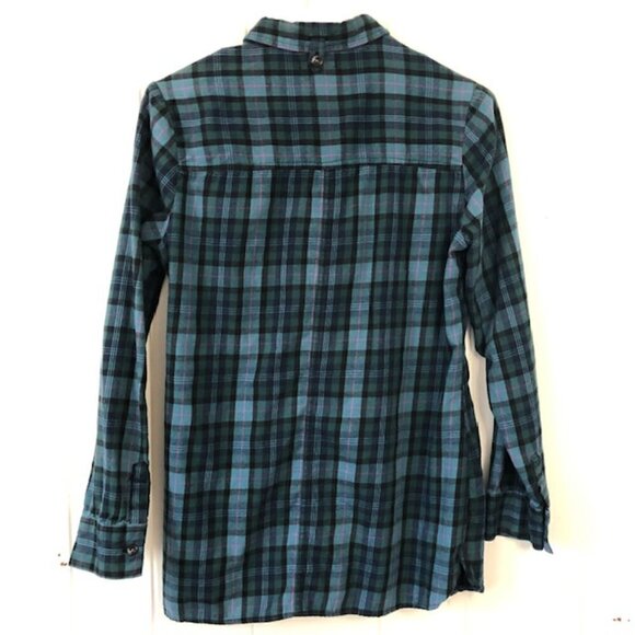 Urban Outfitters BDG Womens Plaid Popover Long Sleeve Shirt Small - Picture 2 of 9